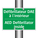 Défibrillateur DAE à l'intérieur /.../ - AED Defibrillator inside