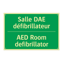 Salle DAE défibrillateur - AED Room defibrillator
