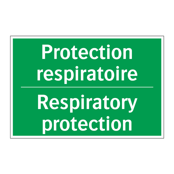 Protection respiratoire - Respiratory protection