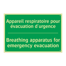 Appareil respiratoire pour évacuation /.../ - Breathing apparatus for emergency /.../