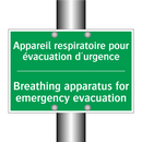 Appareil respiratoire pour évacuation /.../ - Breathing apparatus for emergency /.../
