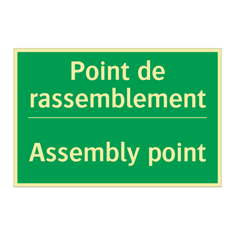 Point de rassemblement - Assembly point