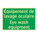 Équipement de lavage oculaire - Eye wash equipment