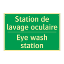 Station de lavage oculaire - Eye wash station