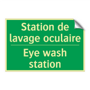 Station de lavage oculaire - Eye wash station