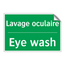 Lavage oculaire - Eye wash