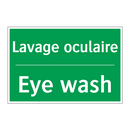 Lavage oculaire - Eye wash