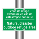 Zone de refuge extérieure en cas /.../ - Natural disaster outdoor refuge /.../
