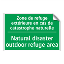 Zone de refuge extérieure en cas /.../ - Natural disaster outdoor refuge /.../