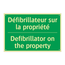 Défibrillateur sur la propriété /.../ - Defibrillator on the property