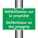 Défibrillateur sur la propriété /.../ - Defibrillator on the property