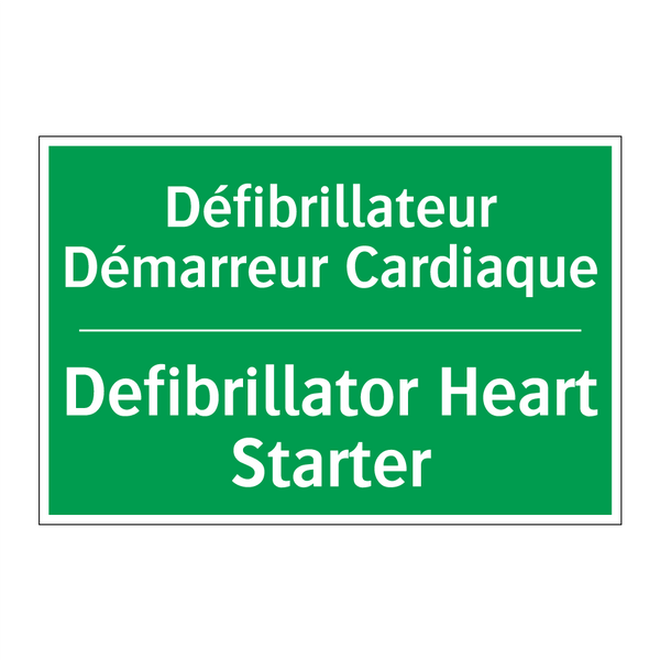 Défibrillateur Démarreur Cardiaque /.../ - Defibrillator Heart Starter