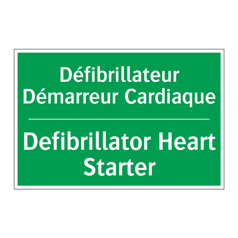 Défibrillateur Démarreur Cardiaque /.../ - Defibrillator Heart Starter