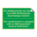 Cet établissement est équipé d'un /.../ - This establishment is equipped /.../