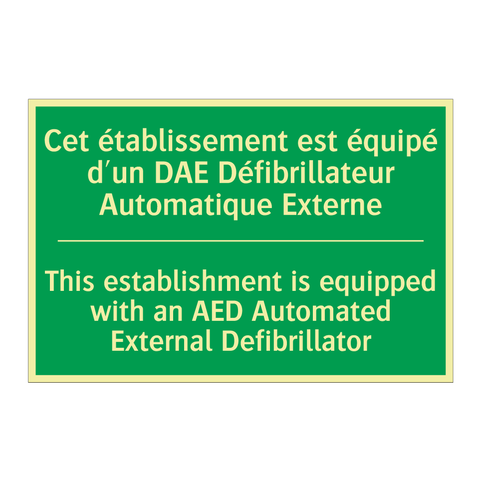 Cet établissement est équipé d'un /.../ - This establishment is equipped /.../