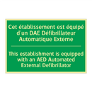 Cet établissement est équipé d'un /.../ - This establishment is equipped /.../