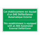 Cet établissement est équipé d'un /.../ - This establishment is equipped /.../