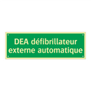 DEA défibrillateur externe automatique