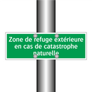 Zone de refuge extérieure en cas de catastrophe naturelle