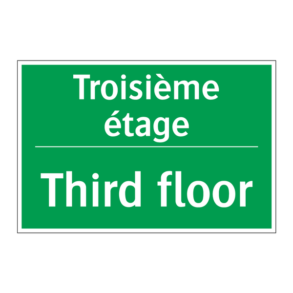 Troisième étage - Third floor
