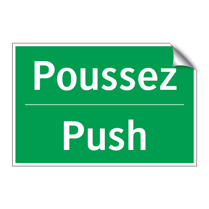 Poussez - Push
