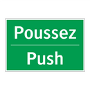 Poussez - Push