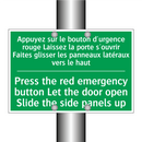 Appuyez sur le bouton d'urgence /.../ - Press the red emergency button /.../