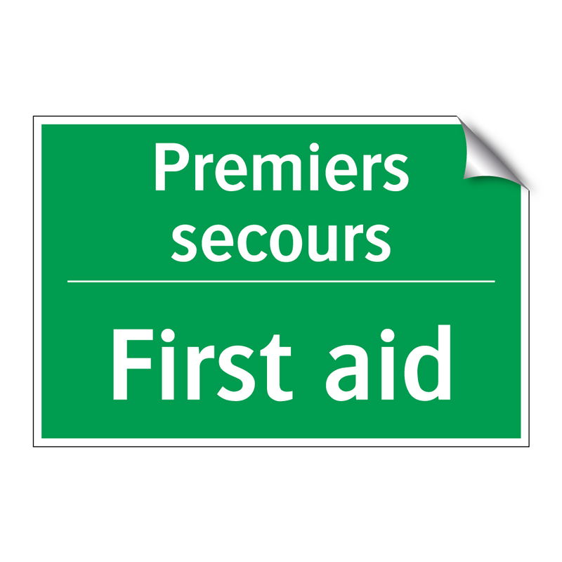 Premiers secours - First aid