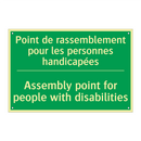 Point de rassemblement pour les /.../ - Assembly point for people with /.../