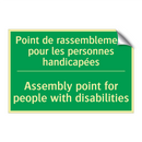 Point de rassemblement pour les /.../ - Assembly point for people with /.../