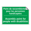 Point de rassemblement pour les /.../ - Assembly point for people with /.../