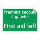 Premiers secours à gauche - First aid left