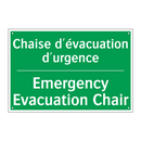 Chaise d'évacuation d'urgence - Emergency Evacuation Chair