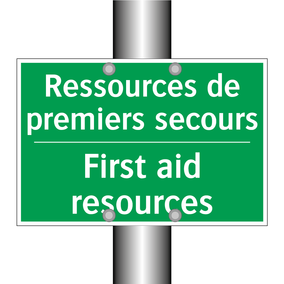 Ressources de premiers secours - First aid resources