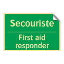 Secouriste - First aid responder