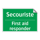 Secouriste - First aid responder