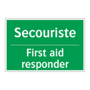Secouriste - First aid responder