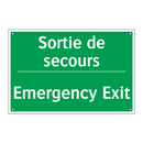 Sortie de secours - Emergency Exit