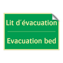 Lit d'évacuation - Evacuation bed