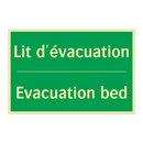 Lit d'évacuation - Evacuation bed