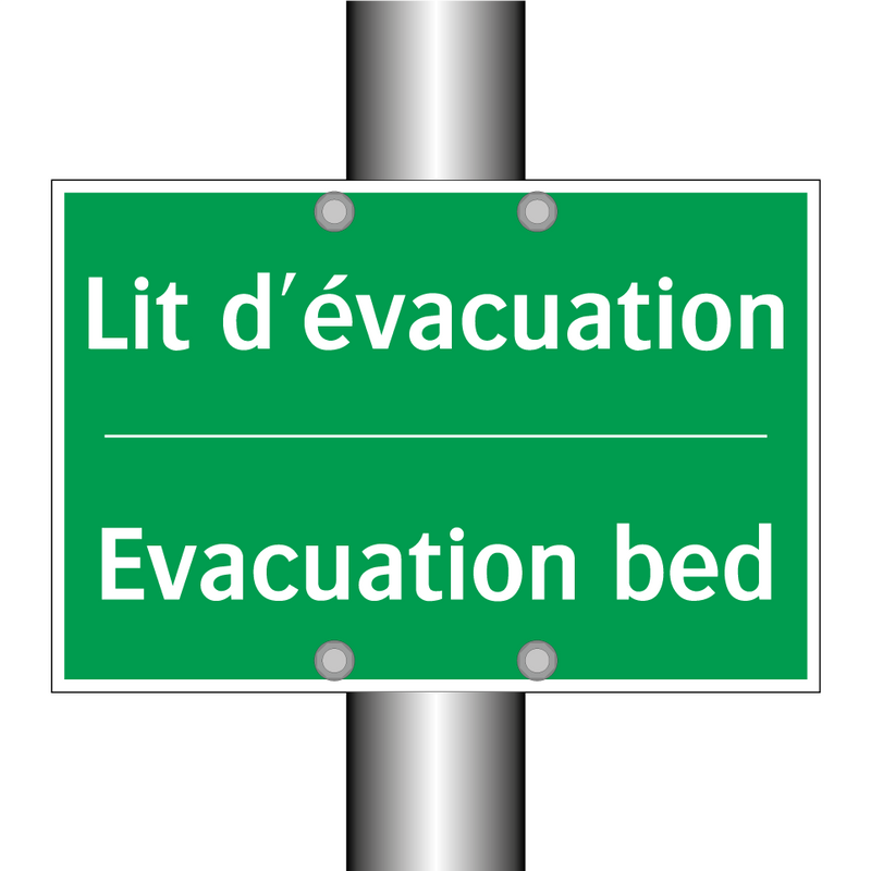 Lit d'évacuation - Evacuation bed
