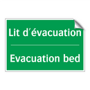 Lit d'évacuation - Evacuation bed