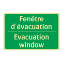 Fenêtre d'évacuation - Evacuation window