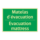 Matelas d'évacuation - Evacuation mattress