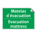 Matelas d'évacuation - Evacuation mattress