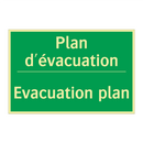 Plan d'évacuation - Evacuation plan