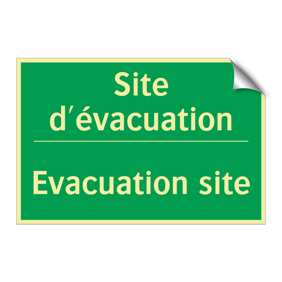 Site d'évacuation - Evacuation site