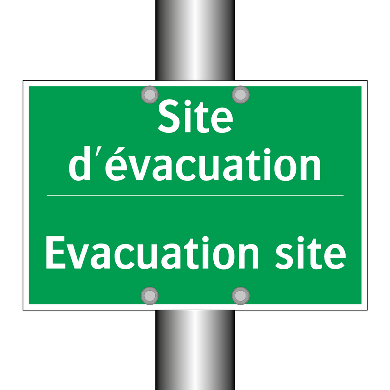 Site d'évacuation - Evacuation site