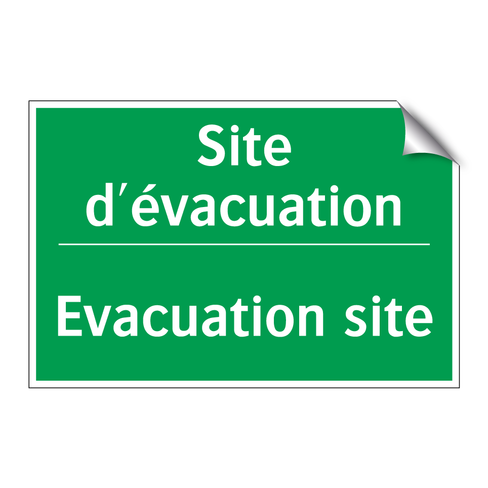 Site d'évacuation - Evacuation site