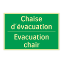 Chaise d'évacuation - Evacuation chair